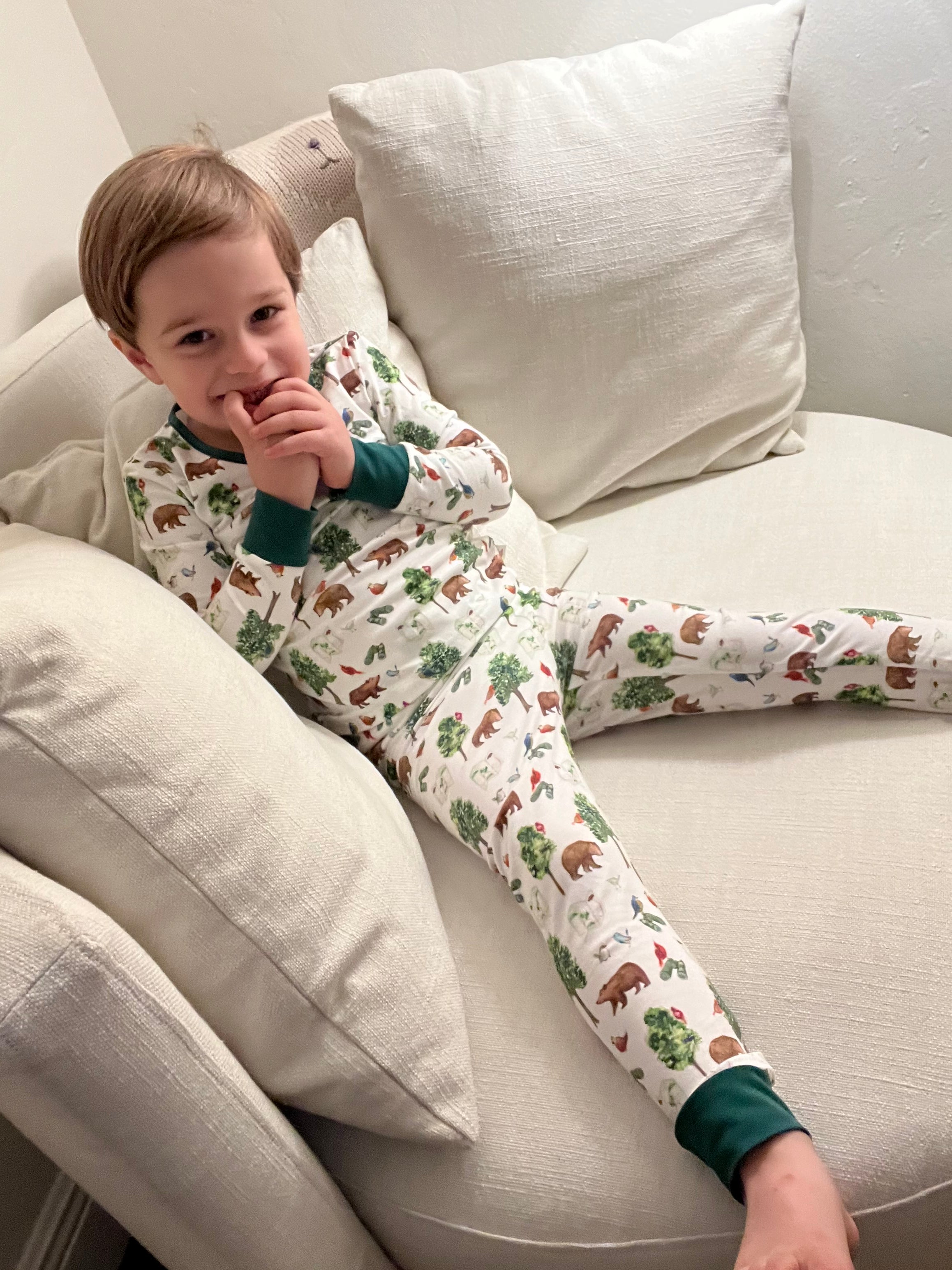 Long sleeve boy discount pajamas